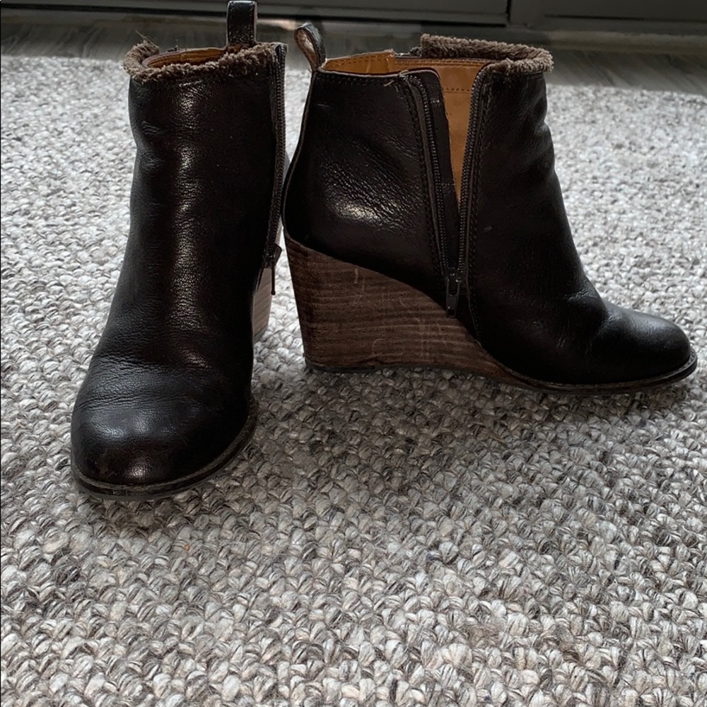 Lucky Brand Wedge Booties